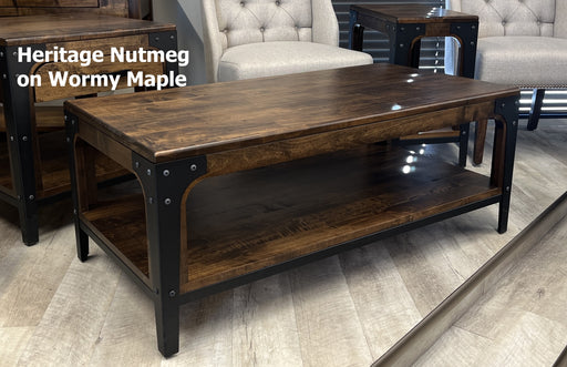 solid maple coffee table