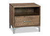 maple laguna nightstand with 1 drawer