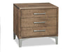 maple laguna nightstand with 3 drawers