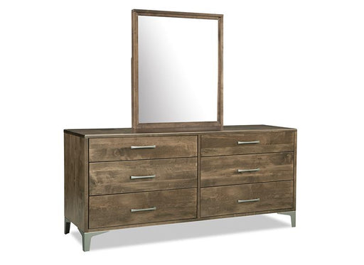Laguna 6 drawer solid maple long dresser