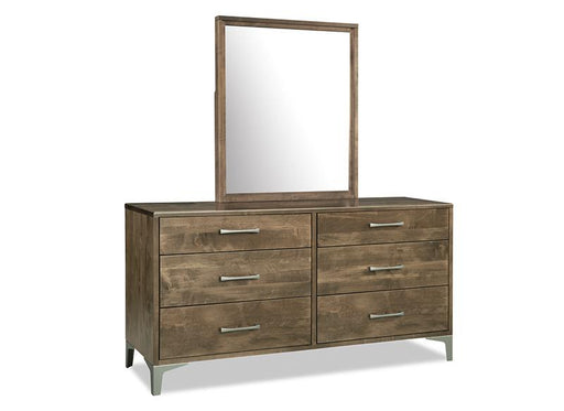 Laguna 6 drawer solid maple dresser