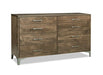 Laguna 8 drawer solid maple long dresser