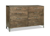 Laguna 8 drawer solid maple dresser