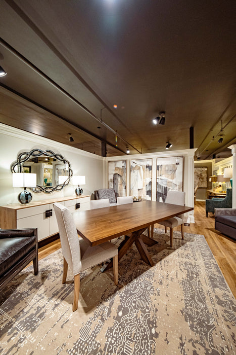 Leka Double Pedestal Dining Table