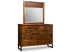 Cumberland Maple Dresser and Mirror
