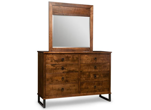 Cumberland Maple Dresser and Mirror