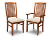 solid wood glengarry dining chair armchair