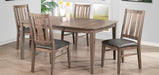 Parker Boat Shaped Maple Dining Table & Chairs