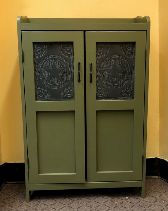 Punched Tin Cupboard