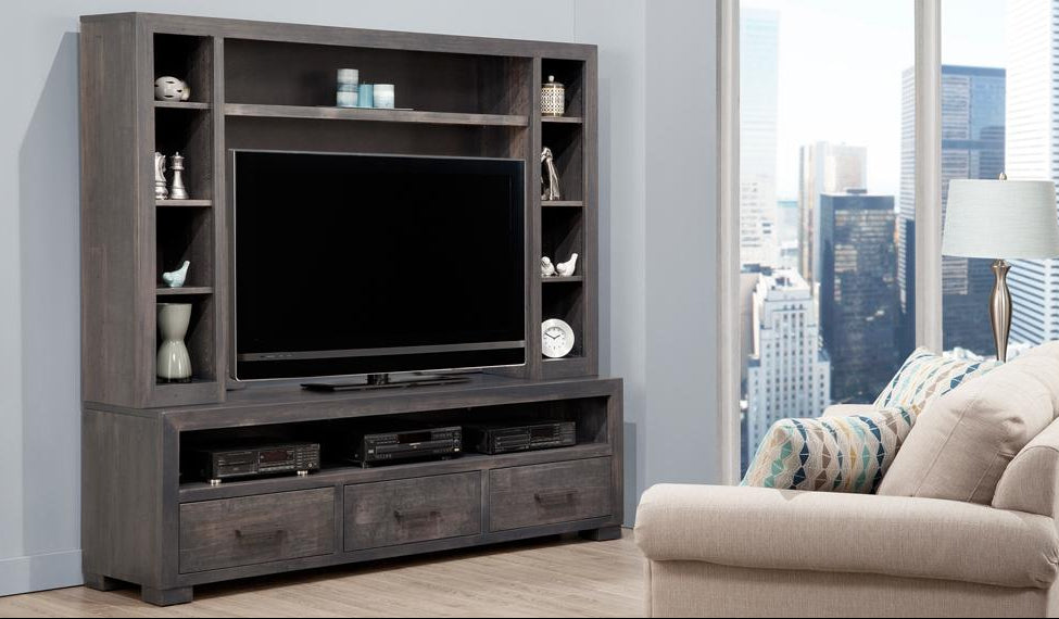Steel City Maple Media Cabinet