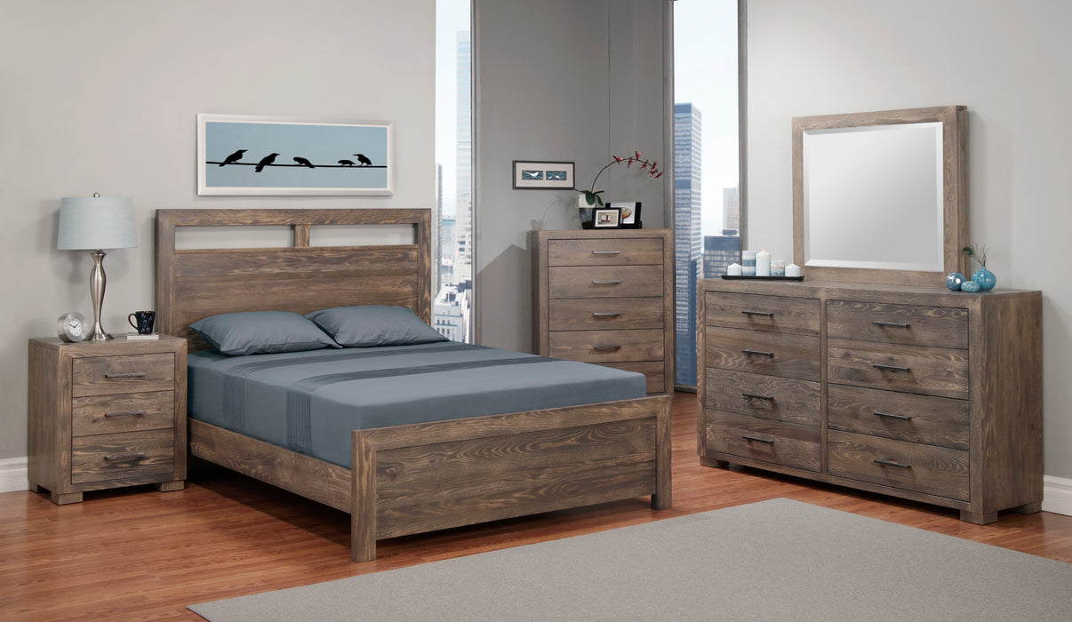 SteelCity Panel Bed with low footboard
