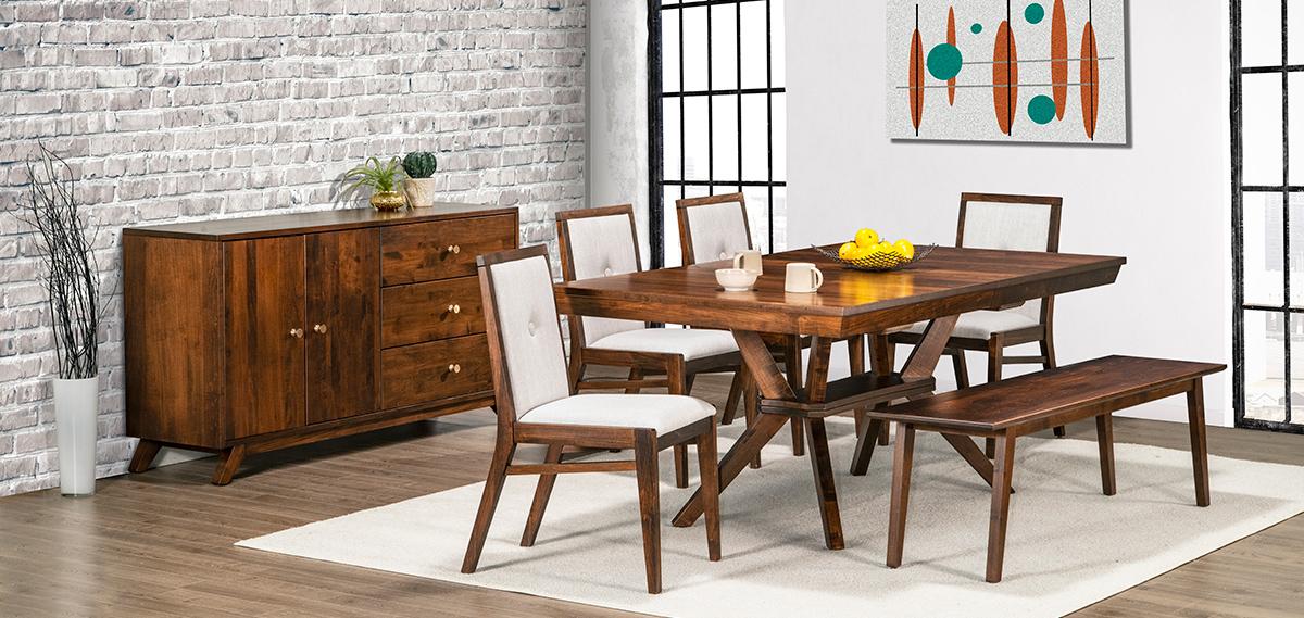 Tribeca Double Ped Dining Room Furniture