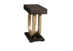 Contempo Metal Pedestal Chairside Table