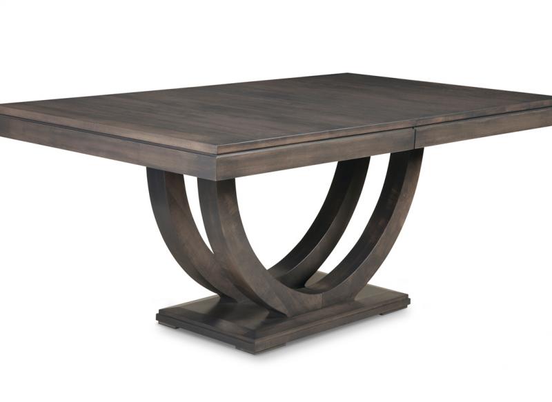 Contempo Wood Pedestal Dining Table
