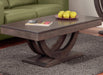 Contempo Wood Ped Coffee Table