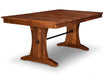 solid maple canadian made trestle table