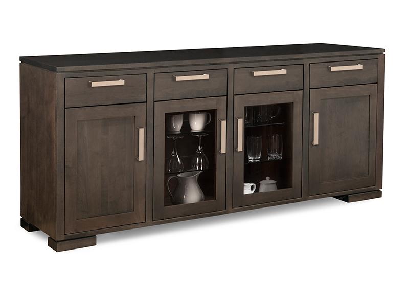 solid maple kenova sideboard
