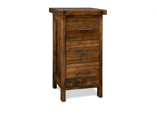 rafters maple 3 drawer filing cabinet