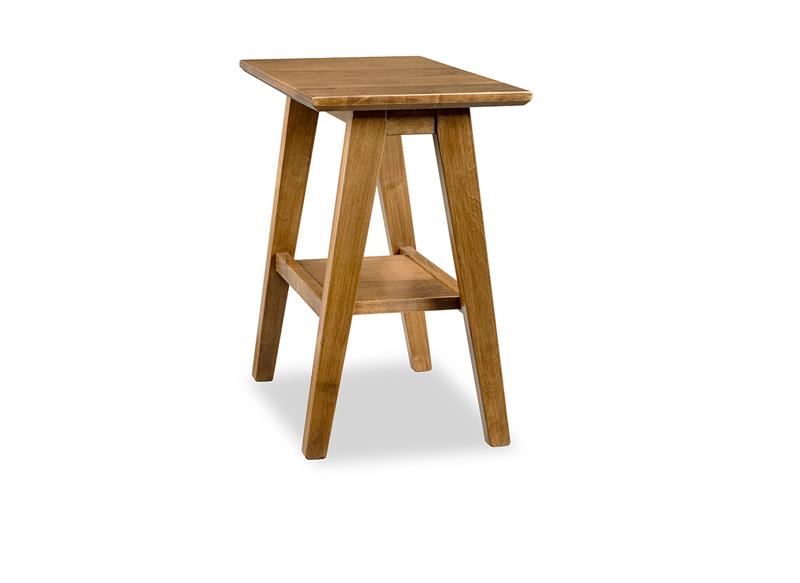 Maple Tribeca Leg Chairside Table